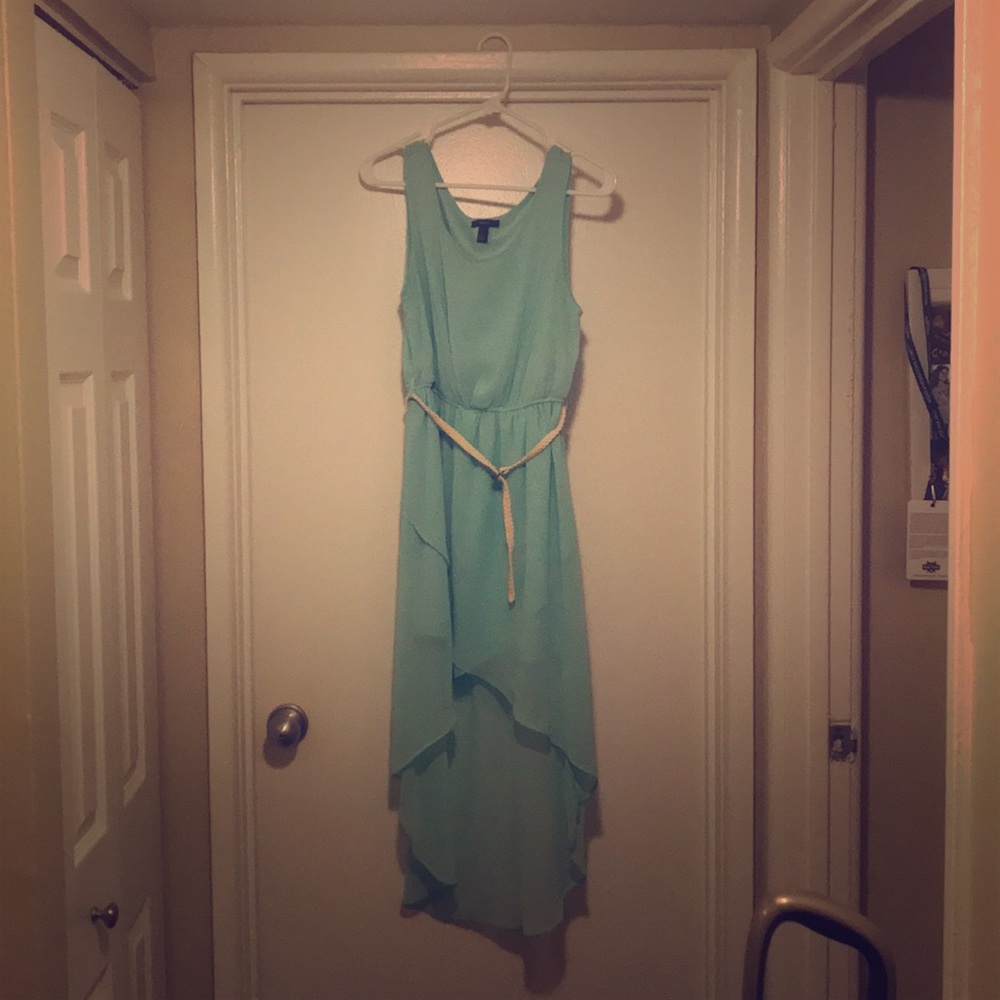 Mint high-low dress!